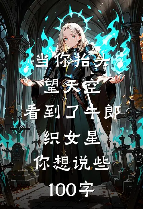 当你抬头望天空,看到了牛郎,织女星,你想说些100字