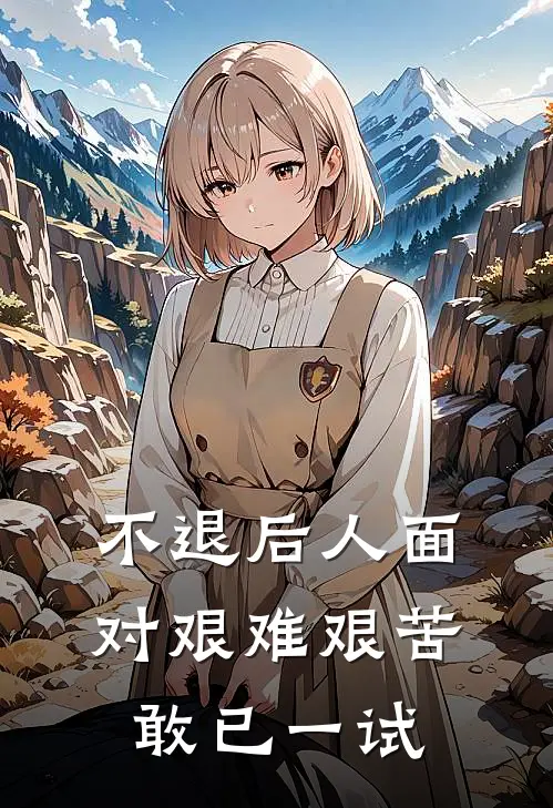 不退后人面对艰难艰苦敢已一试